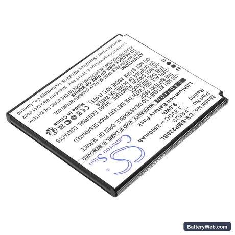 Sunmi P2 Mini Replacement Battery, 3.8V, 2500mAh, Li-ion 2