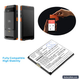 Sunmi P2 Mini Replacement Battery, 3.8V, 2500mAh, Li-ion 4
