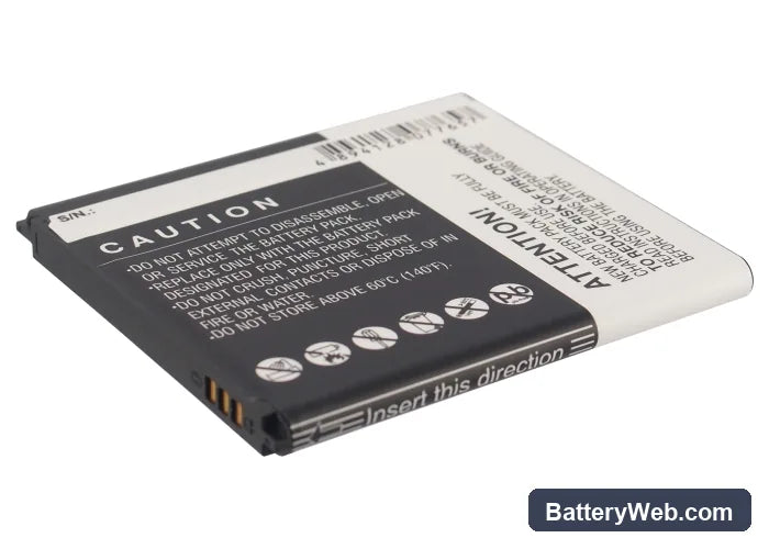 Samsung Galaxy Mega 5.8 Replacement Battery, 3.8V, 2600mAh, Li-ion 4