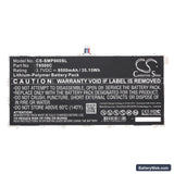 Samsung Galaxy Note 12.2 Replacement Battery, 3.7V, 9500mAh, Li-Polymer 3