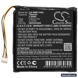Sigma Rox 11 Replacement Battery, 3.7V, 700mAh, Li-ion 3