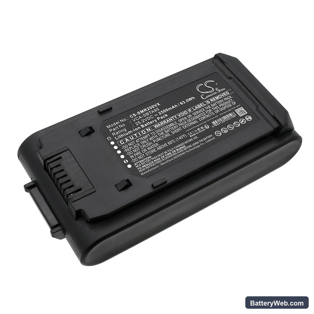 Samsung Bespoke Jet Replacement Battery, 25.2V, 2500mAh, Li-ion 1