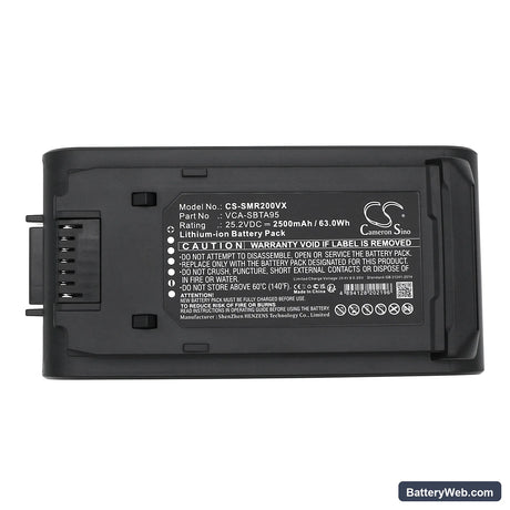 Samsung Bespoke Jet Replacement Battery, 25.2V, 2500mAh, Li-ion 5