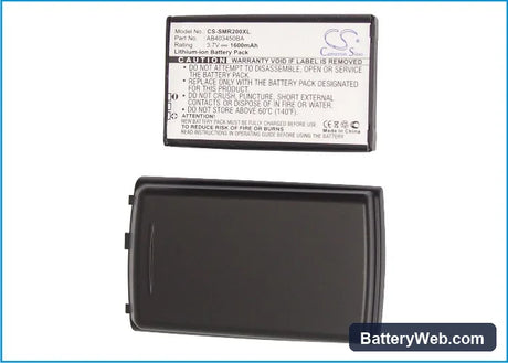 Samsung SCH-R200 Replacement Battery, 3.7V, 1600mAh, Li-ion 5
