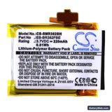 Samsung Gear Live Replacement Battery, 3.7V, 220mAh, Li-Polymer 3