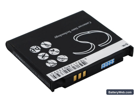 Samsung SCH-R500 Replacement Battery, 3.7V, 750mAh, Li-ion 5