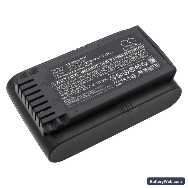 Samsung Jet 60 Replacement Battery, 21.6V, 2200mAh, Li-ion 1