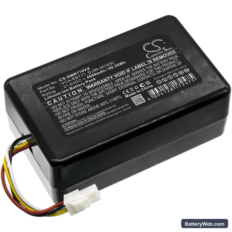 Samsung VR10M701PUW Replacement Battery, 21.6V, 4600mAh, Li-ion 1