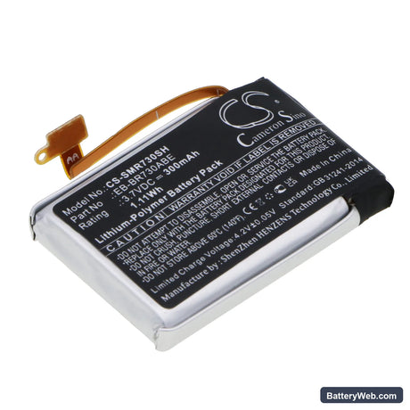 Samsung Gear S2 3G Replacement Battery, 3.7V, 300mAh, Li-Polymer 1