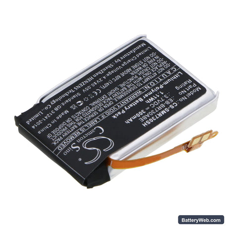 Samsung Gear S2 3G Replacement Battery, 3.7V, 300mAh, Li-Polymer 2
