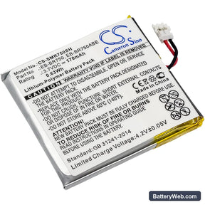 Samsung Gear S Replacement Battery, 3.7V, 170mAh, Li-Polymer 1