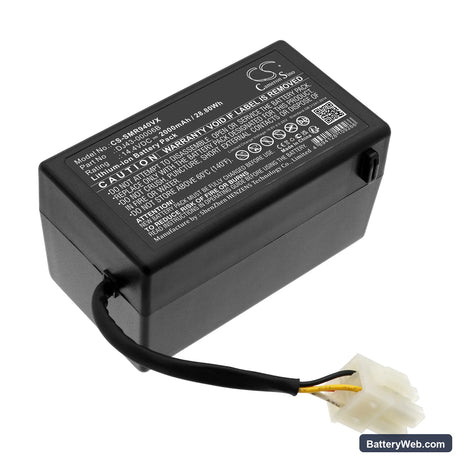 Samsung NaviBot SR8940 Replacement Battery, 14.4V, 2000mAh, Li-ion 1