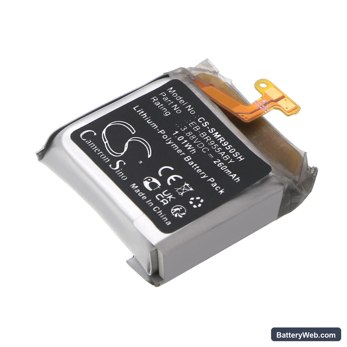 Samsung Galaxy Watch 6 Classic 43mm Replacement Battery, 3.88V, 260mAh, Li-Polymer 1