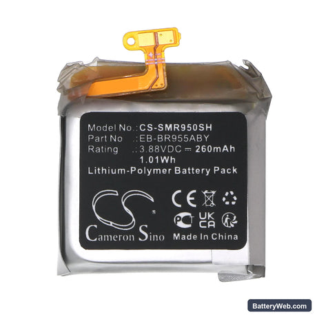 Samsung Galaxy Watch 6 Classic 43mm Replacement Battery, 3.88V, 260mAh, Li-Polymer 3