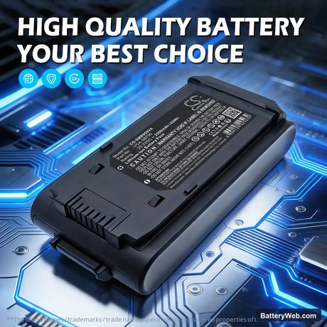 Samsung Bespoke Jet Pet Stick Vacuum Replacement Battery, 25.2V, 2500mAh, Li-ion 7