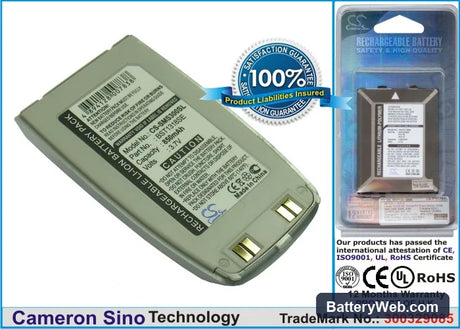 Samsung SGH-S300 Replacement Battery, 3.7V, 850mAh, Li-ion 1