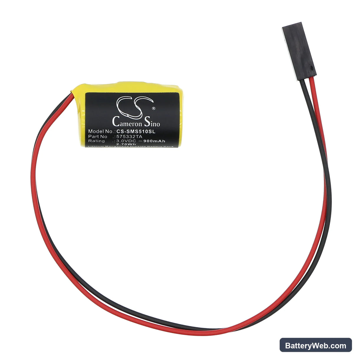 Siemens Simatic SL761 Replacement Battery, 3V, 900mAh, Li-MnO2 3