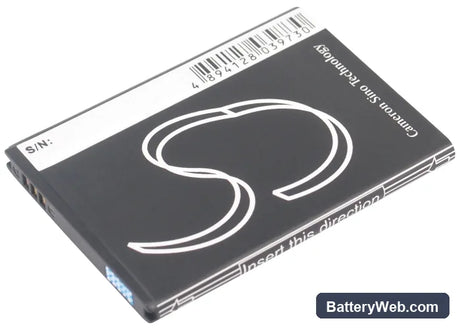 Samsung GT-S5830 Replacement Battery, 3.7V, 1000mAh, Li-ion 3