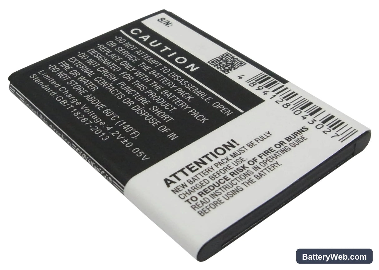 Samsung GT-S5830 Replacement Battery, 3.7V, 1350mAh, Li-ion 4