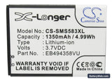 Samsung GT-S5830 Replacement Battery, 3.7V, 1350mAh, Li-ion 5