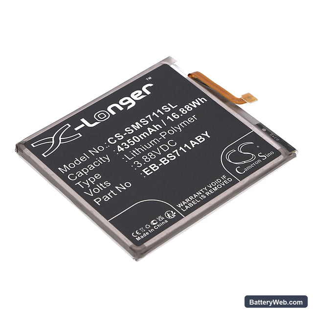 Samsung SM-S711B Replacement Battery, 3.88V, 4350mAh, Li-Polymer 1