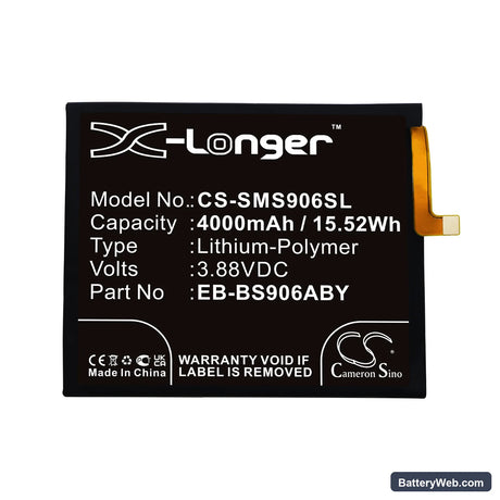 Samsung Galaxy S22 Plus 5G Replacement Battery, 3.88V, 4000mAh, Li-Polymer 3