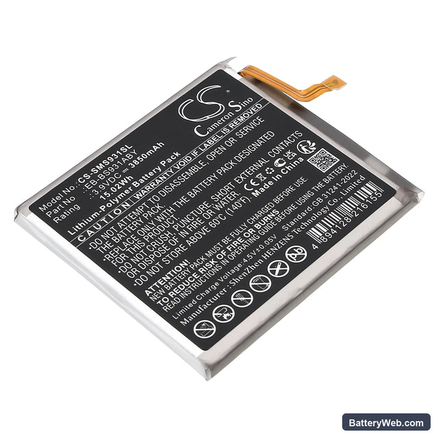 Samsung Galaxy S25 5G Replacement Battery, 3.9V, 3850mAh, Li-Polymer 1