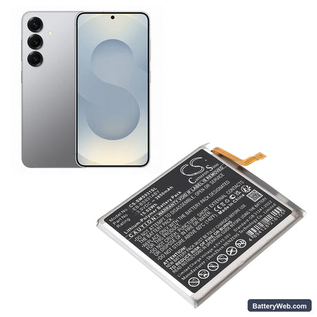 Samsung Galaxy S25 5G Replacement Battery, 3.9V, 3850mAh, Li-Polymer 5