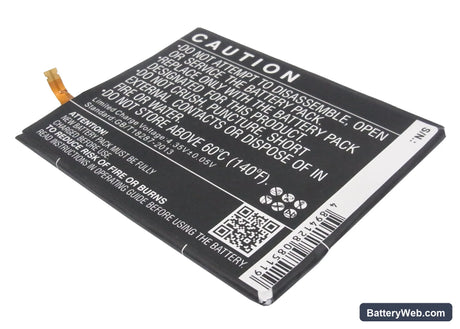 Samsung SM-T110 Replacement Battery, 3.8V, 3600mAh, Li-Polymer 3