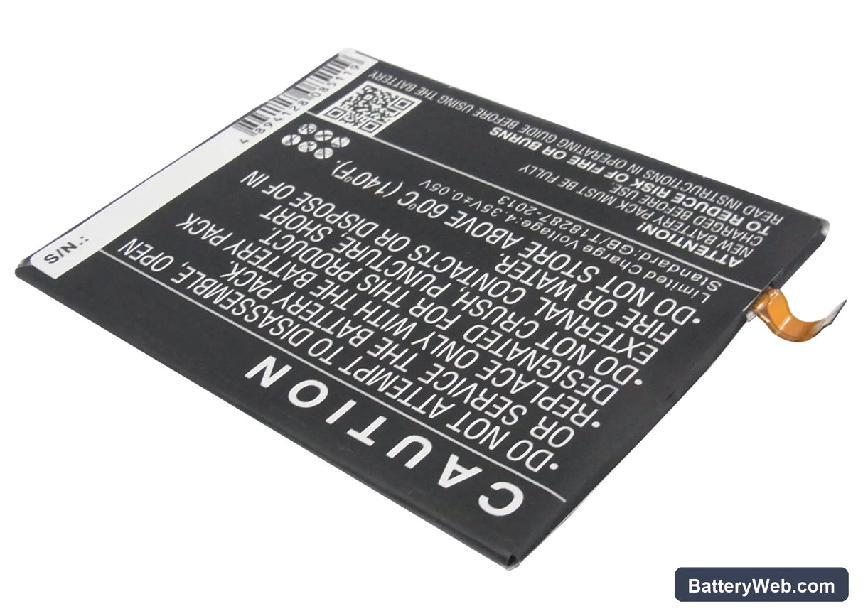 Samsung SM-T110 Replacement Battery, 3.8V, 3600mAh, Li-Polymer 4