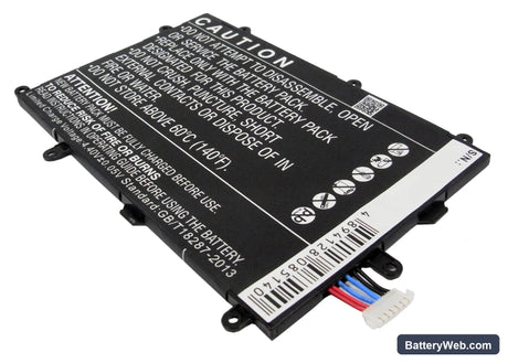 Samsung SM-230 Replacement Battery, 3.85V, 4000mAh, Li-Polymer 3