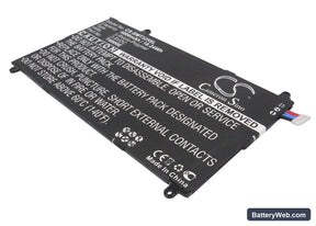 Samsung SM-T325 Replacement Battery, 3.8V, 4800mAh, Li-Polymer 1