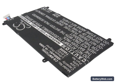 Samsung SM-T325 Replacement Battery, 3.8V, 4800mAh, Li-Polymer 2