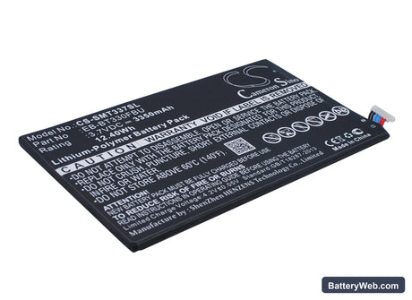Samsung Galaxy Tab 4 8.0 Replacement Battery, 3.7V, 3350mAh, Li-Polymer 2