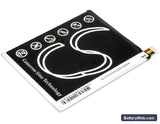 Samsung SM-T355 Replacement Battery, 3.7V, 4000mAh, Li-Polymer 3
