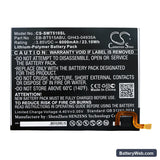 Samsung SM-T510 Replacement Battery, 3.85V, 6000mAh, Li-Polymer 3