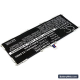 Samsung SM-T530 Replacement Battery, 3.8V, 6000mAh, Li-Polymer 2