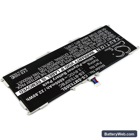 Samsung SM-T530 Replacement Battery, 3.8V, 6000mAh, Li-Polymer 2