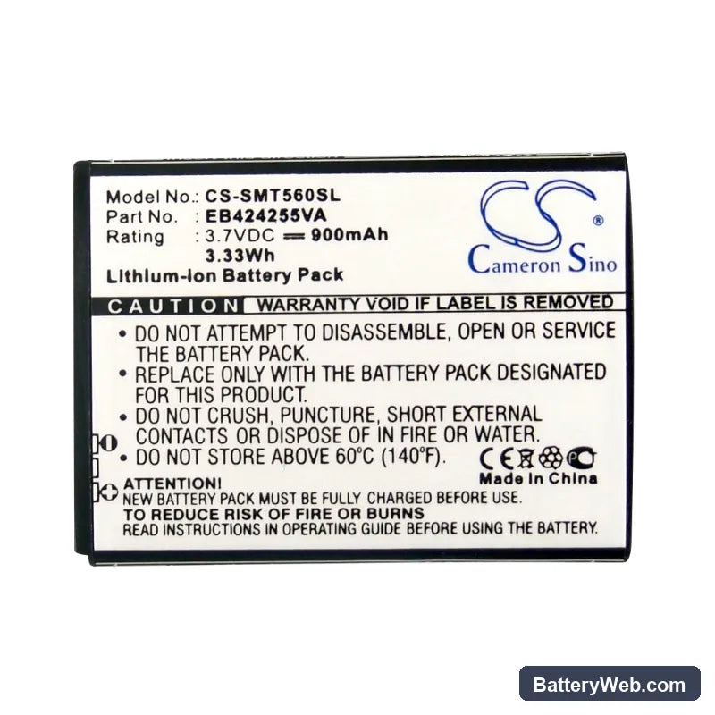 USCellular SCH-R390 Replacement Battery, 3.7V, 900mAh, Li-ion 5