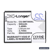 Virgin Mobile Montage Replacement Battery, 3.7V, 940mAh, Li-ion 3