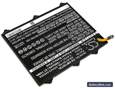 Samsung SM-T567 Replacement Battery, 3.8V, 7300mAh, Li-Polymer 2