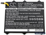 Samsung SM-T567 Replacement Battery, 3.8V, 7300mAh, Li-Polymer 3