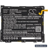Samsung SM-T590 Replacement Battery, 3.8V, 7300mAh, Li-Polymer 3