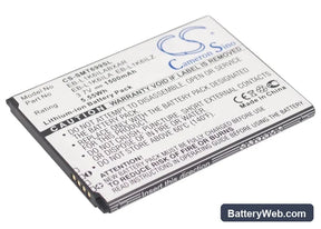 Samsung SGH-T699 Replacement Battery, 3.7V, 1500mAh, Li-ion 1