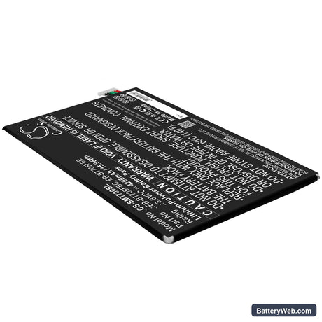 Samsung Galaxy Tab S 8.4 Replacement Battery, 3.8V, 4200mAh, Li-Polymer 2