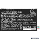 Samsung Galaxy Tab S 8.4 Replacement Battery, 3.8V, 4200mAh, Li-Polymer 3