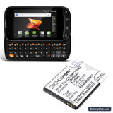 Samsung SGH-T759 Replacement Battery, 3.7V, 1500mAh, Li-ion 4