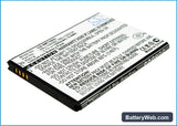 Samsung SGH-T769 Replacement Battery, 3.7V, 1500mAh, Li-ion 3