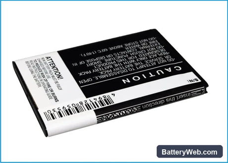 AT&T Galaxy Exhilarate Replacement Battery, 3.7V, 1750mAh, Li-ion 4