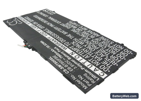 Samsung SM-T800 Replacement Battery, 3.8V, 7900mAh, Li-Polymer 2